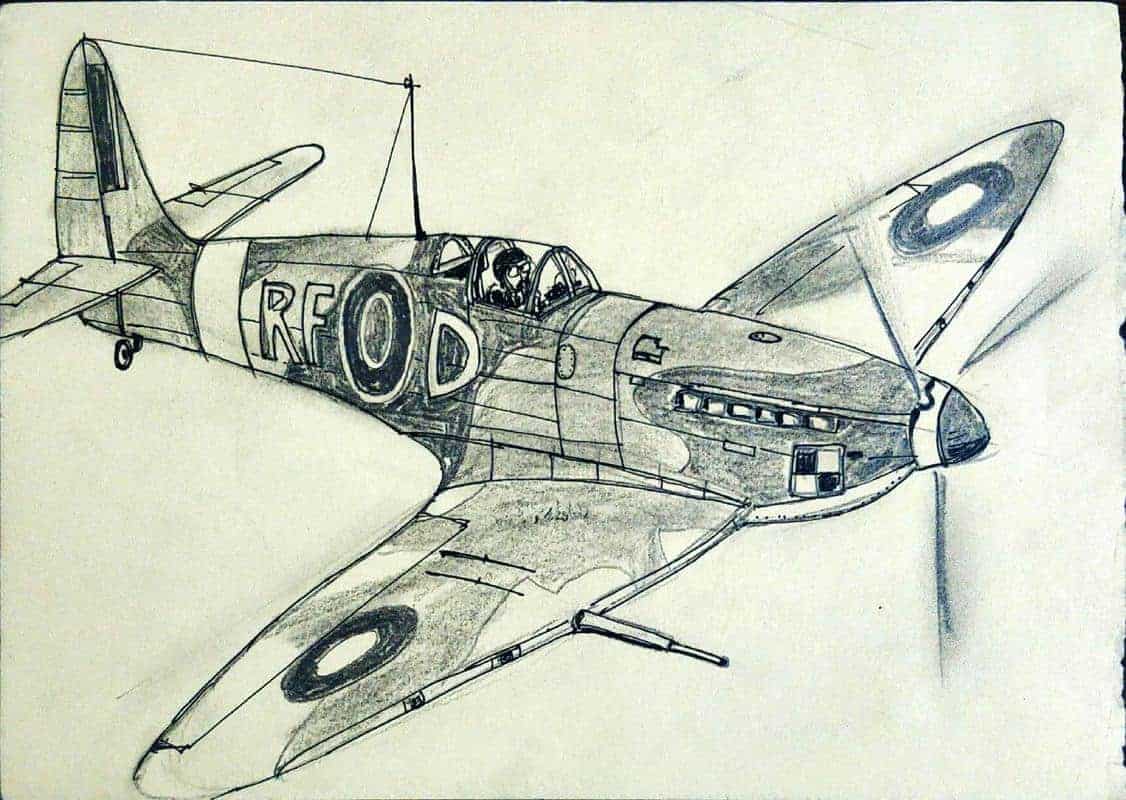 How to Draw a Spitfire - YouTube