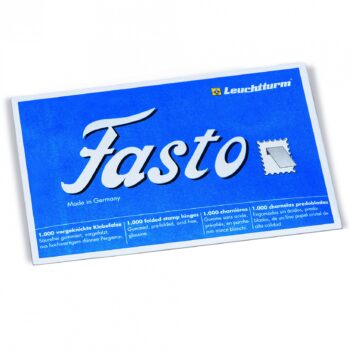 LIGHTHOUSE - Fasto Folded Stamp Hinges (1000 Hinges), Made In Germany
