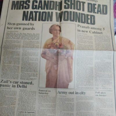 HISTORICAL NEWSPAPER with Modi as Prime Minister Collectable hindustan times