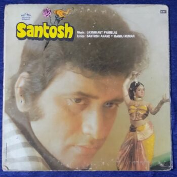 Cold-hearted and manipulative Kamla has fallen in love with a poor man and marries him and has a child named Santosh. She soon realizes that life is not fun living in poverty, and abandons her child and husband, and returns back to her father and his wealth. She re-marries millionaire Kailashpathi, and has a child named Kundan from him. Years pass by, Kundan and Santosh have both grown up. Kundan is the owner of the mill with his mom, while Santosh is a struggling mill worker, and a union worker. A confrontation ensues between the mill and the workers, and Kamla is able to negotiate a settlement and get the workers back to work, but fails to keep the promise. Santosh opposes this, and she sets her goons and Kundan against him. Santosh is abducted and held prisoner by Kamla and Kundan, and the only way he can be released is when he compromises with them. Record Details Title Santosh - ECLP 5896 Star Cast Manoj Kumar, Hema Malini, Rakhee Gulzar, Shatrughan Sinha, Nirupa Roy, Prem Chopra, Kamini Kaushal, Amjad Khan, Madan Puri & Om Shivpuri Director Balbir Kumar Producer Balbir Kumar Music Laxmikant Pyarelal Lyrics Santosh Anand & Manoj Kumar Movie Releasing Year 1989 Genre Original Soundtrack Language Hindi Label HMV Made In India Manufacture The Gramophone Company Of India Limited Serial No ECLP 5896 Side One Are Logon Tumhen Kya Hai Lata Mangeshkar Bataon Tumhen Pyar Kaise Karoon Nitin Mukesh & Asha Bhosle Kahkahon Ke Liye Mahendra Kapoor Yoon Lagne Lagi Lata Mangeshkar & Nitin Mukesh Side Two Aaj Main Bechain Hoon Mahendra Kapoor & Chorus Bansi Wale Ne Gher Lai Lata Mangeshkar Tera Allah Beli Mahendra Kapoor & Chorus Specification Size 12 Inches Speed 33 RPM Record Condition Excellent Cover Condition Excellent