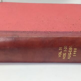 LINK - Indian News Magazine - VOL.31 NOS. 1-20 -( August to December) - 1988 - Leather Binding Book