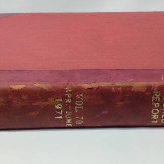 U.S News & World Report - VOL.70 - (April to June) 1971 - Magazine Book - Leather Binding