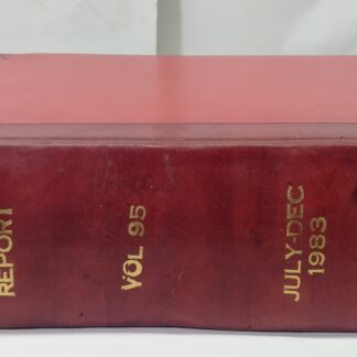 U.S News & World Report - VOL.95 - (July to December) 1983 - Vintage Magazines Book - Leather Binding