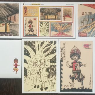 Moods of Karnapex 2024 Set of 6 Post cards