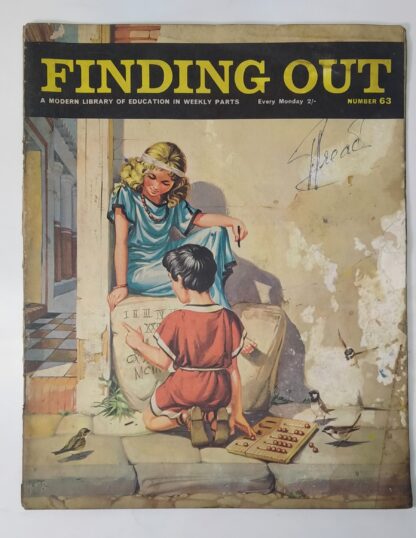 FINDING OUT Number.63 (A Modern Library of Education in Weekly Parts) - Vintage Collectible Magazine 1960's