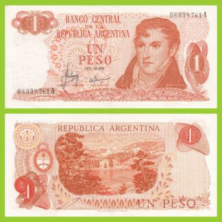 Argentina 1 Pesos UNC (1970-1971)(P-287(1))