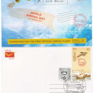 Cancelled Picture Postcard of World Airmail Day
